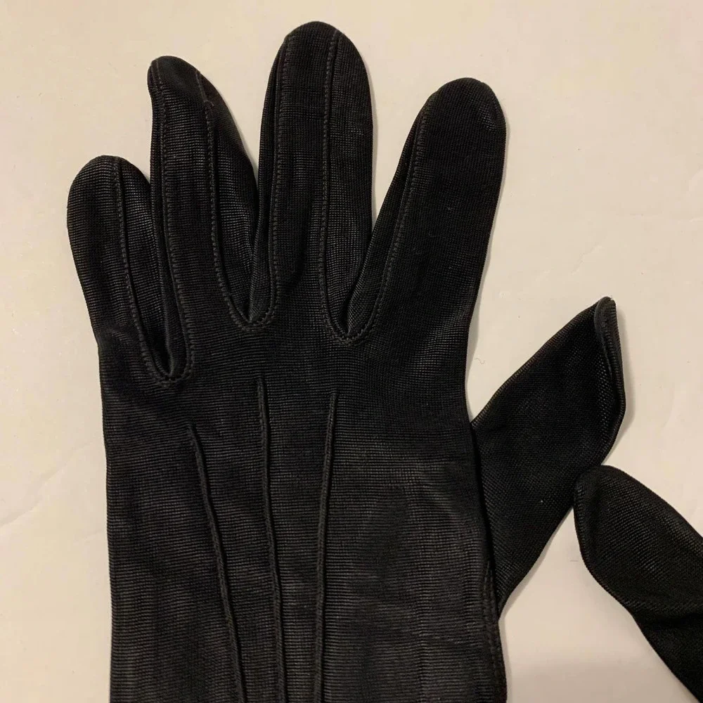 Vintage‎ Opera Gloves Black 12